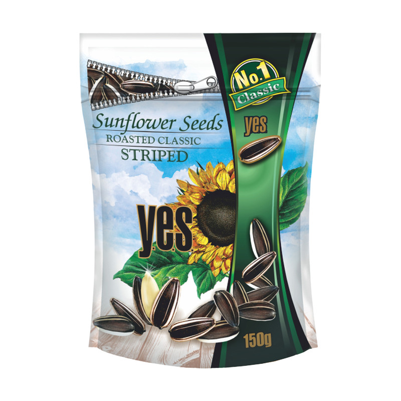 Saulespuķu sēklas YES, dažādi veidi, 150 g