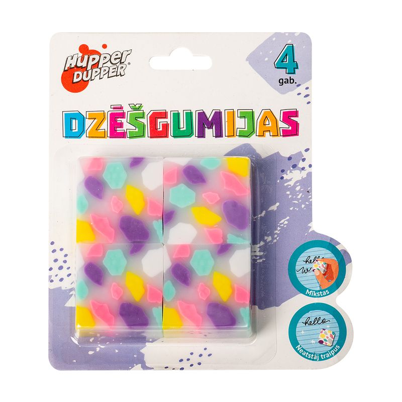 Dzēšgumijas, 4 gab.