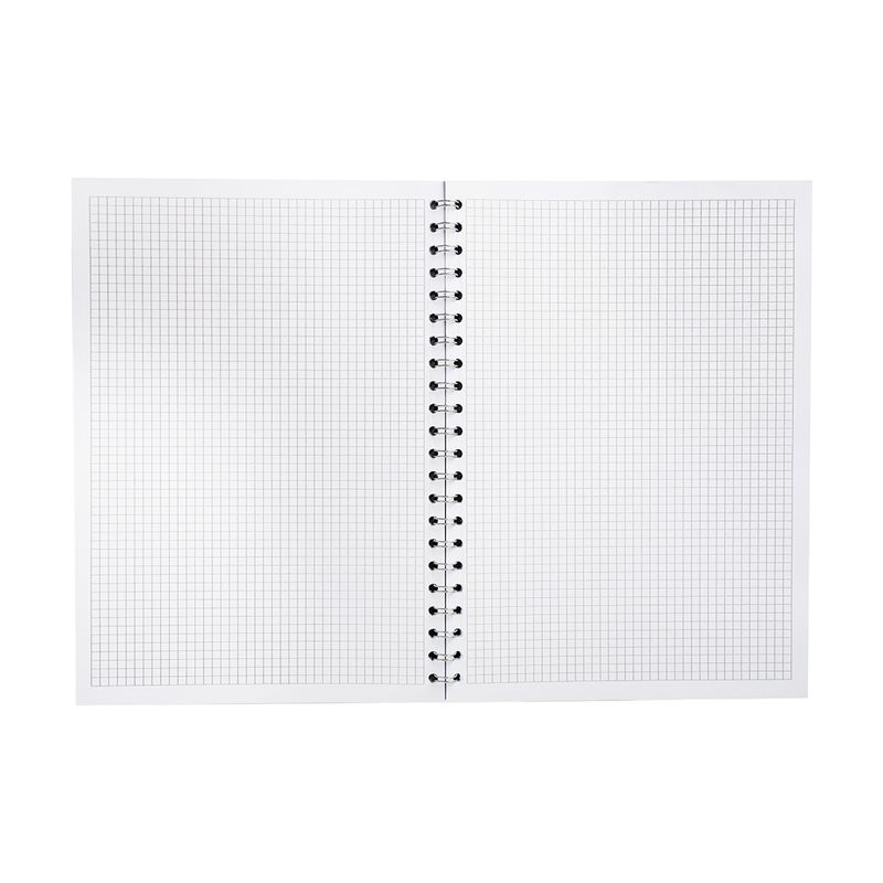 Rūtiņu klade ar spirali, A4, 80 lapas