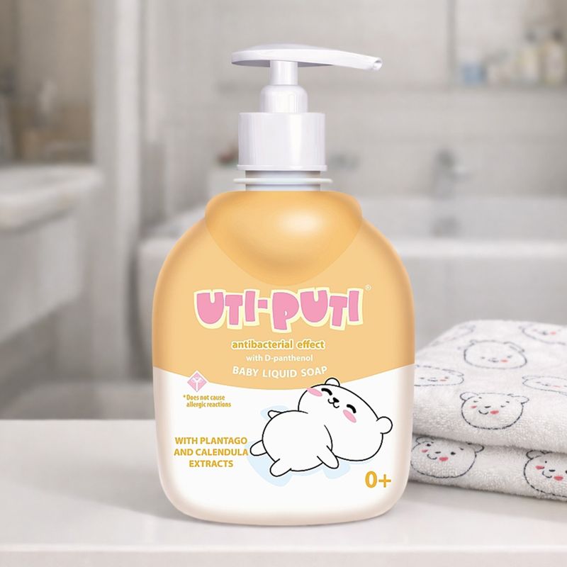 Šķidrās ziepes bērniem Uti-Puti, dažādi veidi, 300 g