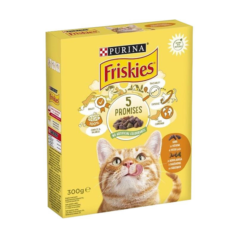 FRISKIES sausā barība kaķiem(vista), 300 g