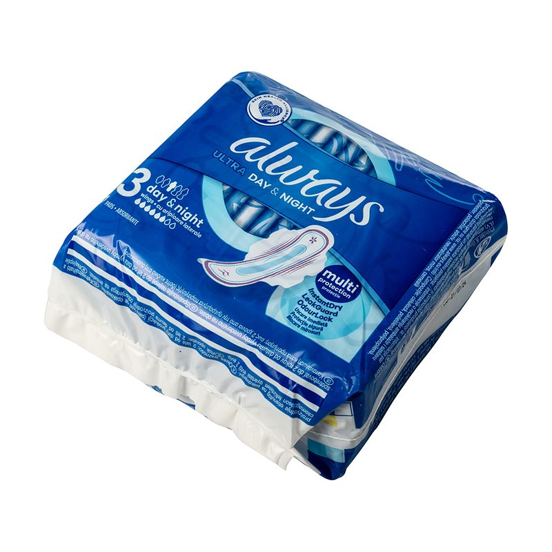 Higiēniskās paketes Always, Ultra Night, 7 gab.