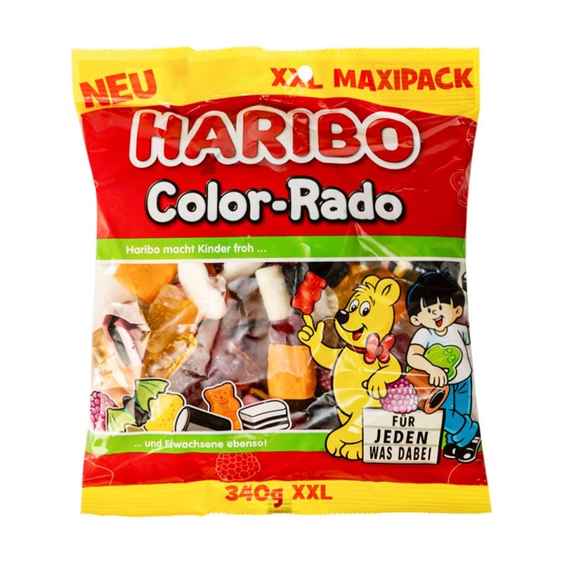 Želejas konfektes ar augļu garšu HARIBO Color-Rado, 340 g