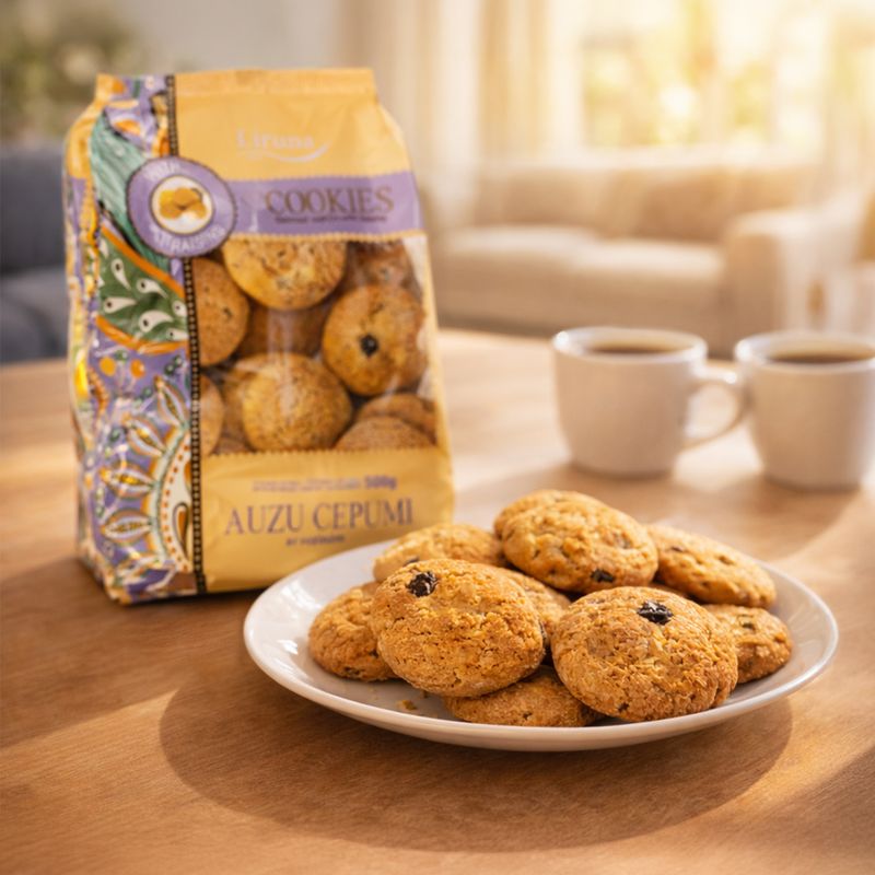 Auzu cepumi ar rozīnēm, 500 g