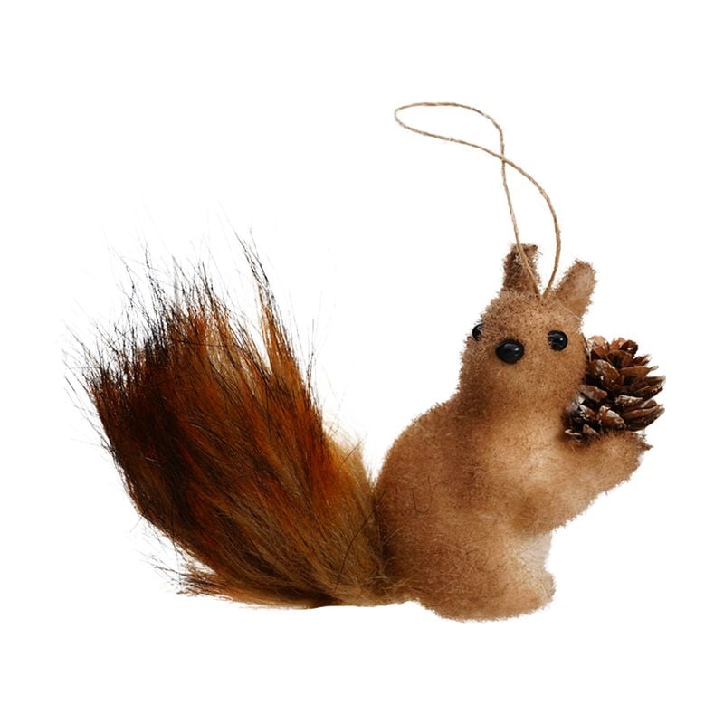 Piekaramais dekors Vāverīte, 10х4х7 cm