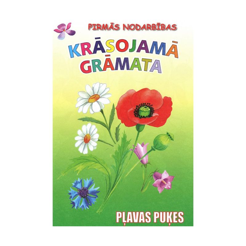 Krāsojamā grāmata Pirmās nodarbības, dažādi veidi