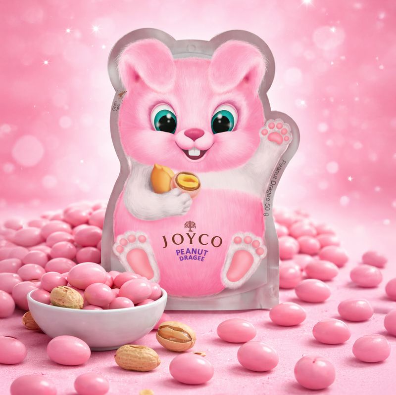 Riekstu dražeja JOYCO rabbit, 50 g