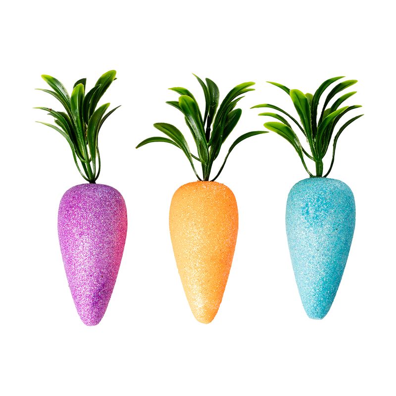 Dekoratīvas burkānu figūras, 3 gab.