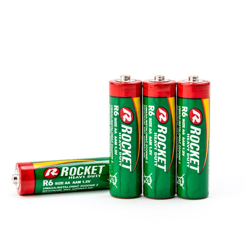 Rocket R06-4BB baterijas blister, 4 gab.