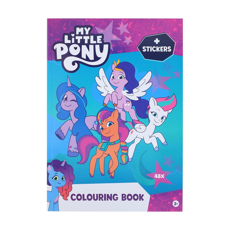 Krāsojamā grāmata ar uzlīmēm, 48 lapas