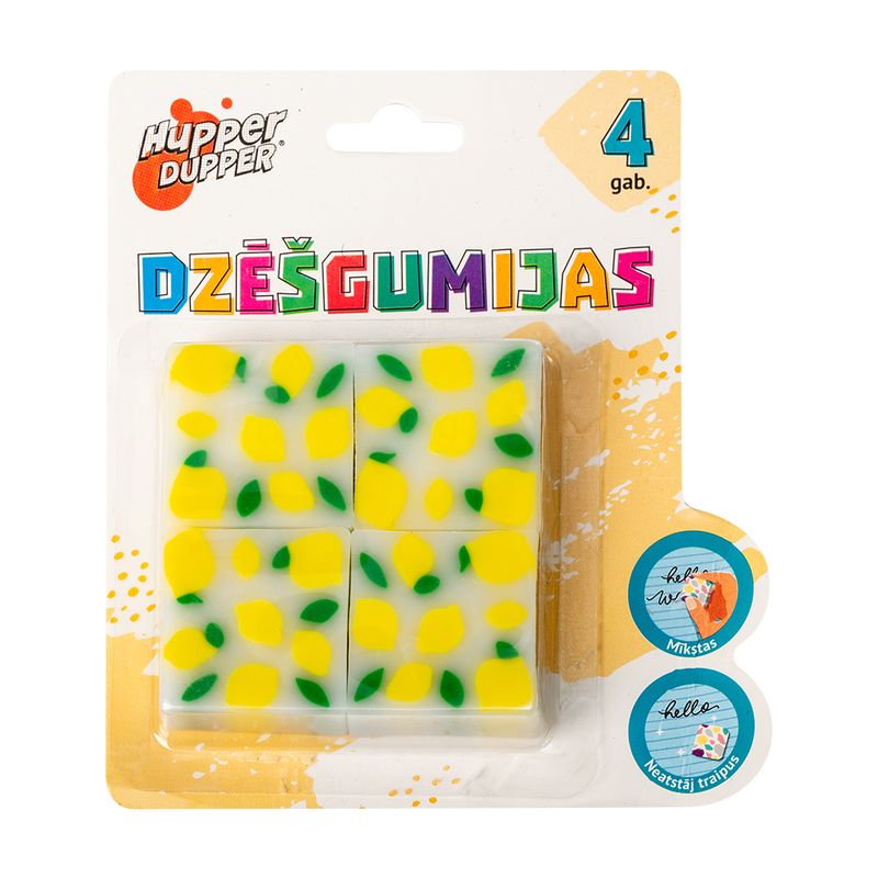 Dzēšgumijas, 4 gab.