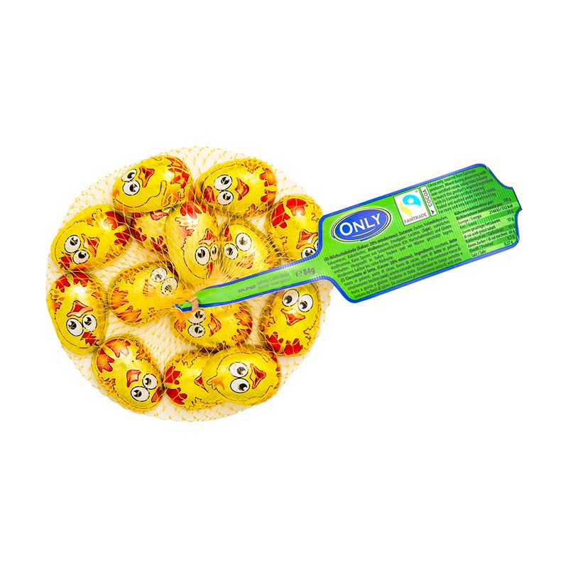 Piena šokolādes Zelta cāļi, 84 g