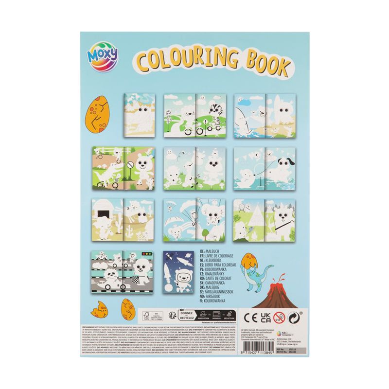 Krāsojamā grāmata "Kustīgas acis" 20 lpp.