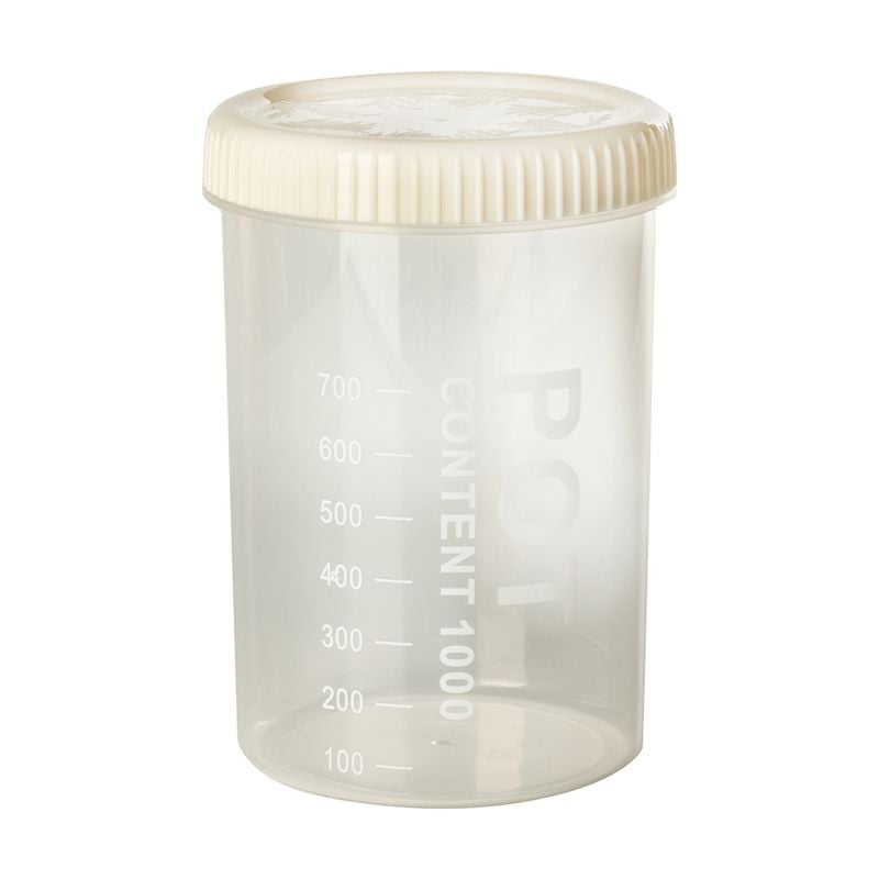 Pārtikas uzglabāšanas kaste, 1000 ml, apaļa