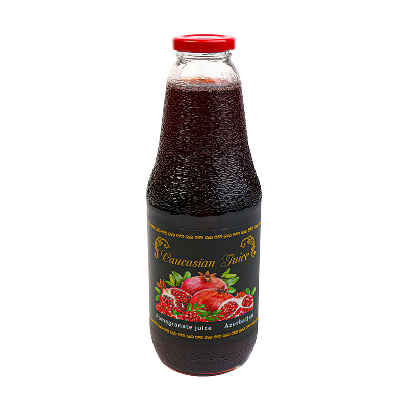 Granātābolu sula Caucasian Juice, dažādi veidi, 1 l