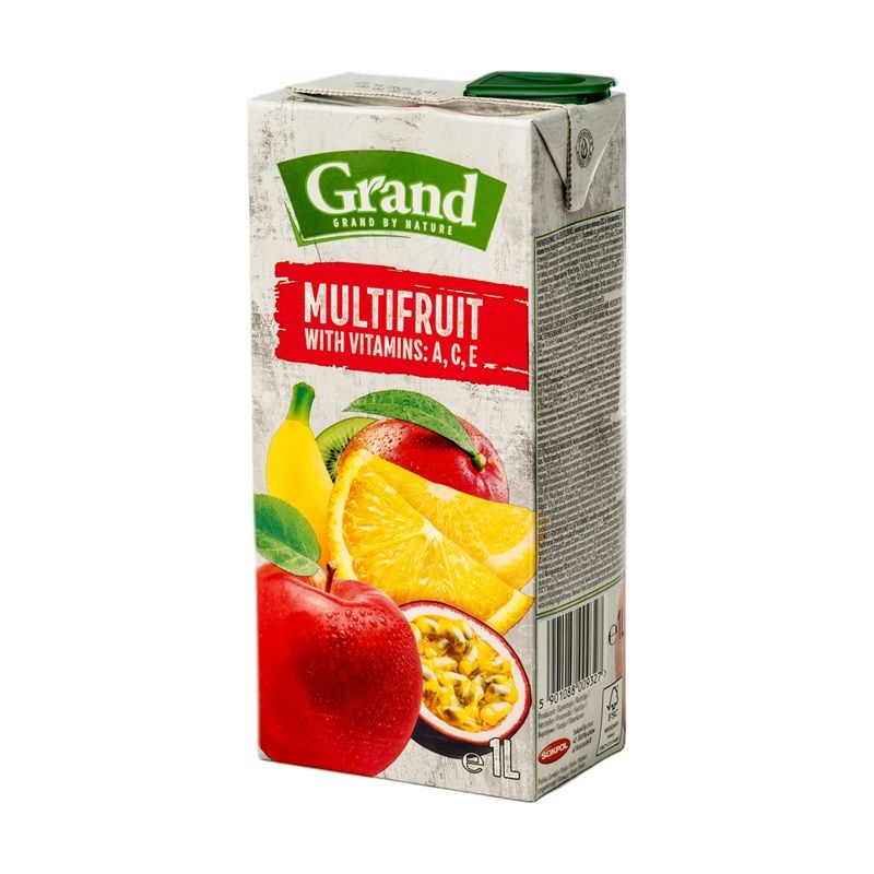 Sulas dzēriens GRAND multiaugļu, 1 l