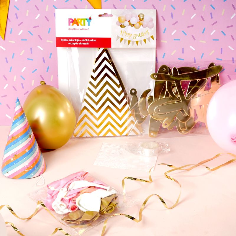 Svētku dekorācija no baloniem, dažādi veidi