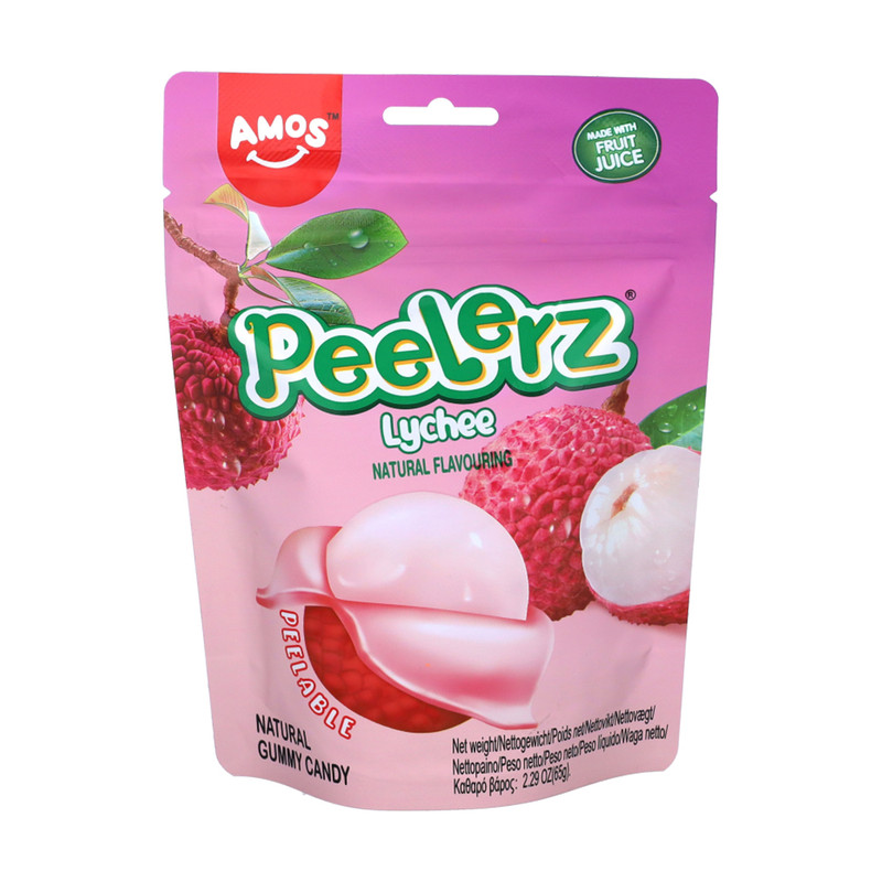 Želejas konfektes Amos Peelerz, dažādas garšas, 65 g