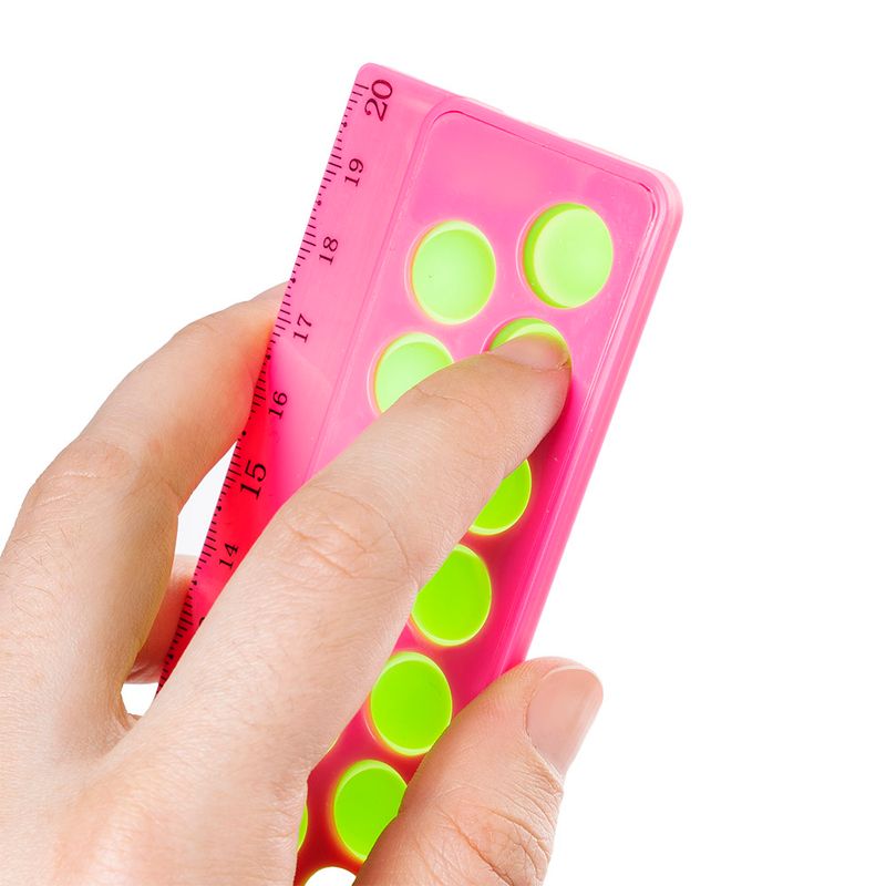 Pop it lineāls, Hupper Dupper, 20 cm, dažādas krāsas