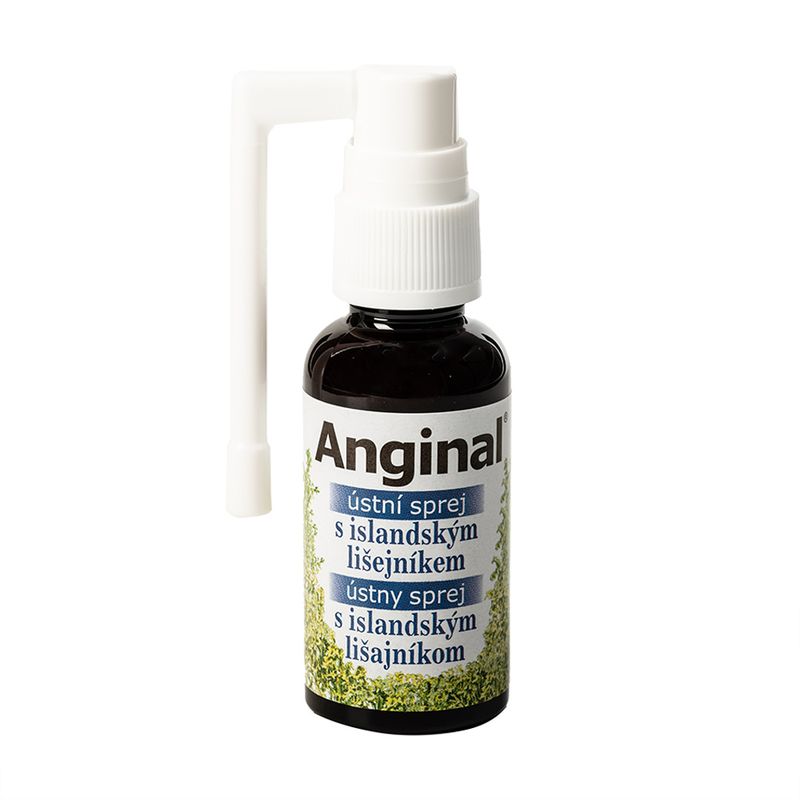 Sprejs kaklam Anginal, 30 ml
