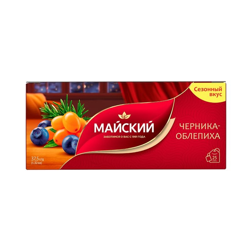 Tēja MAJSKIJ paciņās, 25 x 1.5 g