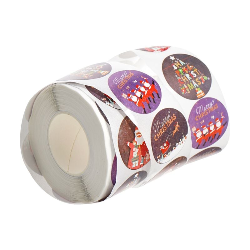 Ziemassvētku uzlīmes, 2.7x5.5 cm