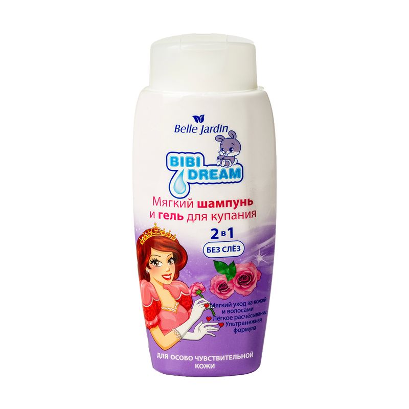 Bērnu šampūns un dušas želeja, Bibi Dream, 300 ml, dažādi veidi