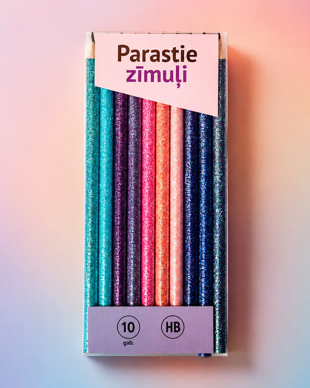Parastie zīmuļi, 10 gab.