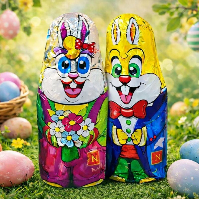 Šokolādes figūriņa ar pārsteigumu Funny Bunny, 38 g