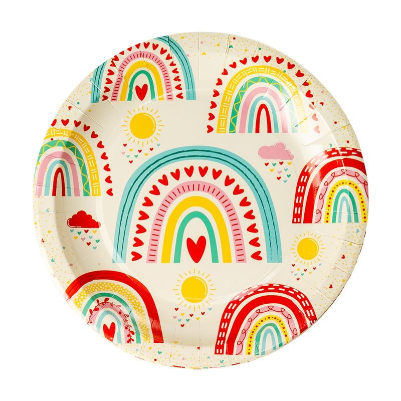 Papīra šķīvji ballītēm, 10 gab.