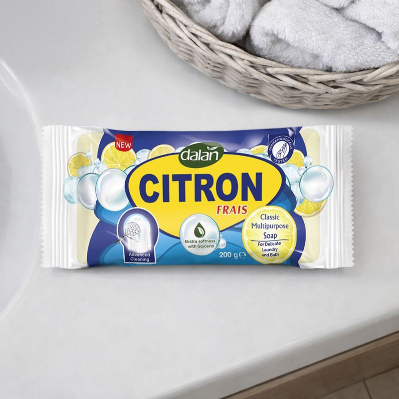Saimniecības ziepes Dalan Citron, 200 g