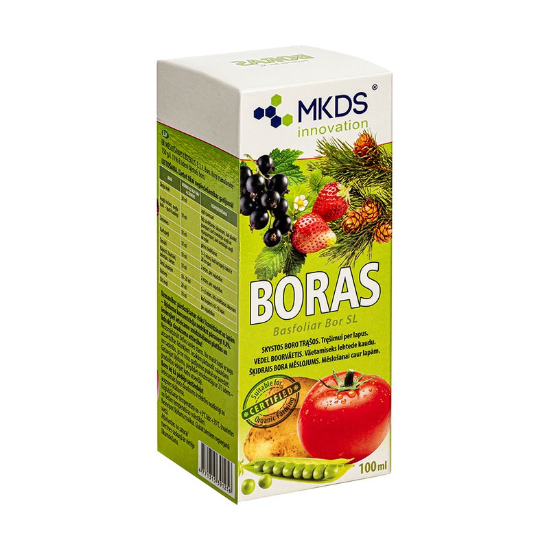 Šķidrais bora mēslojums Boras, 100 ml