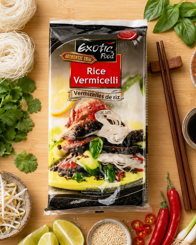 Rīsu nūdeles EXOTIC FOOD, dažādi veidi, 250 g