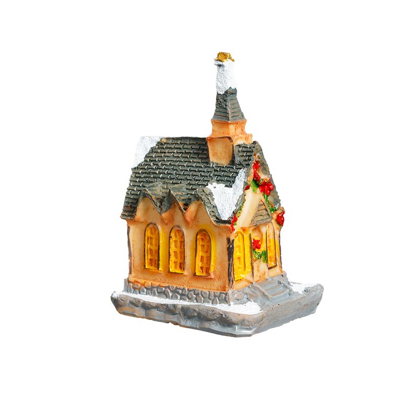 Mājiņa ar Led gaismu, 9x6x4 cm