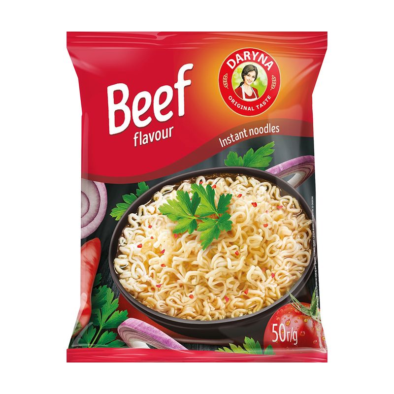 Ātri pagatavojamas nūdeles Daryna, 50 g, dažādas garšas