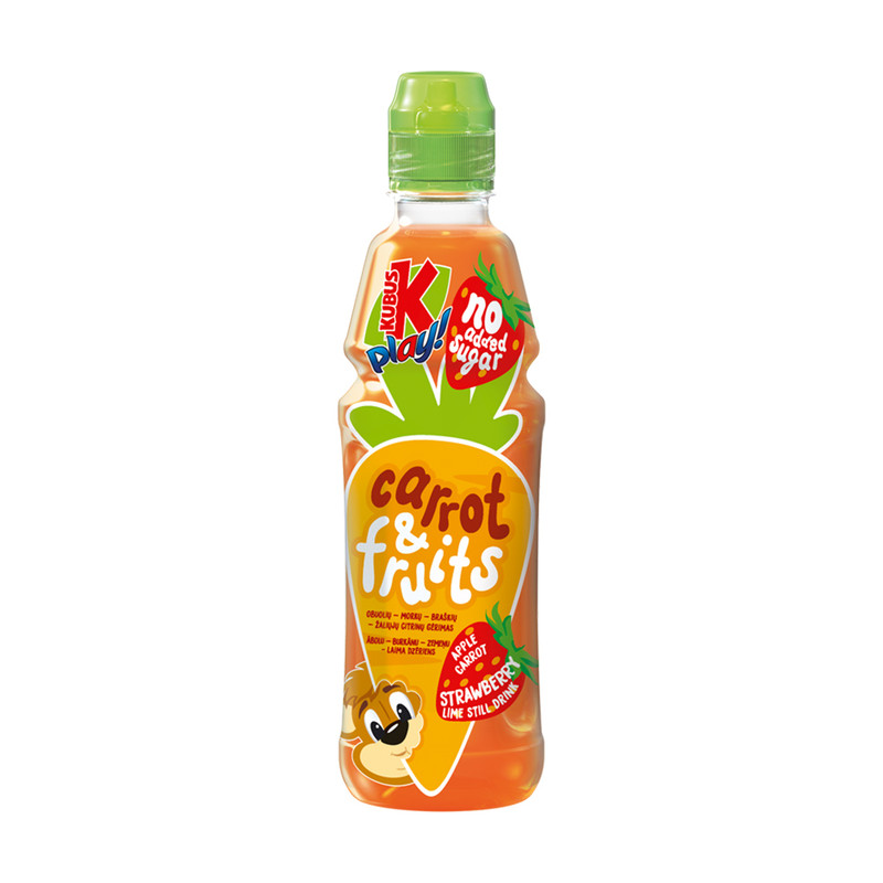 Negāzēts dzēriens Kubuš Play, dažādas garšas, 0.4 l