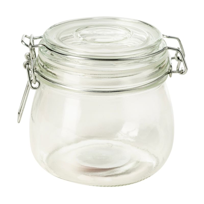Stikla burka ar vāku hermētiska 570ml