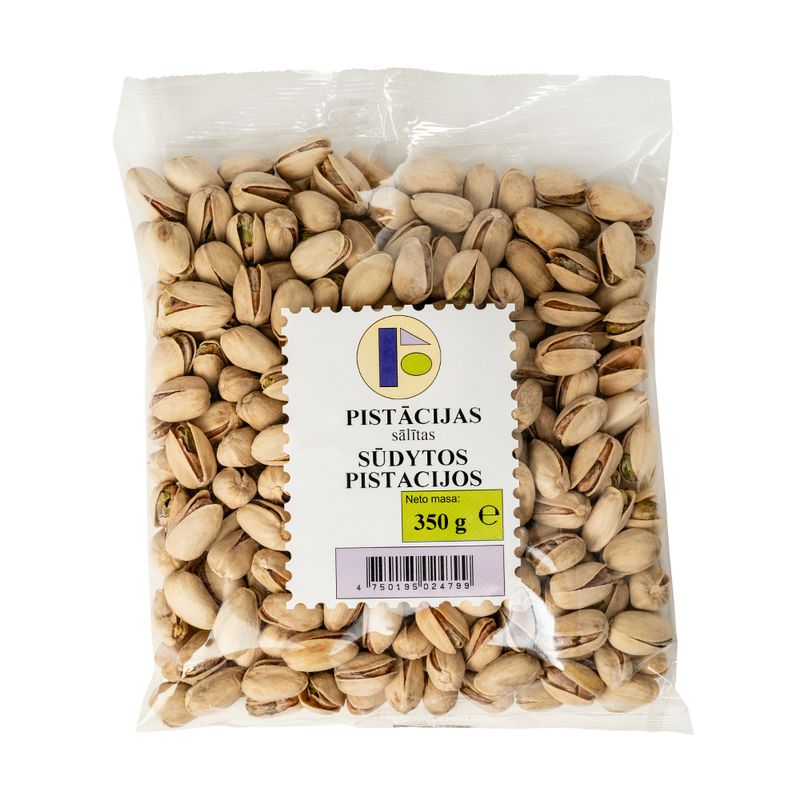 Pistācijas ar jūras sāli, 350 g