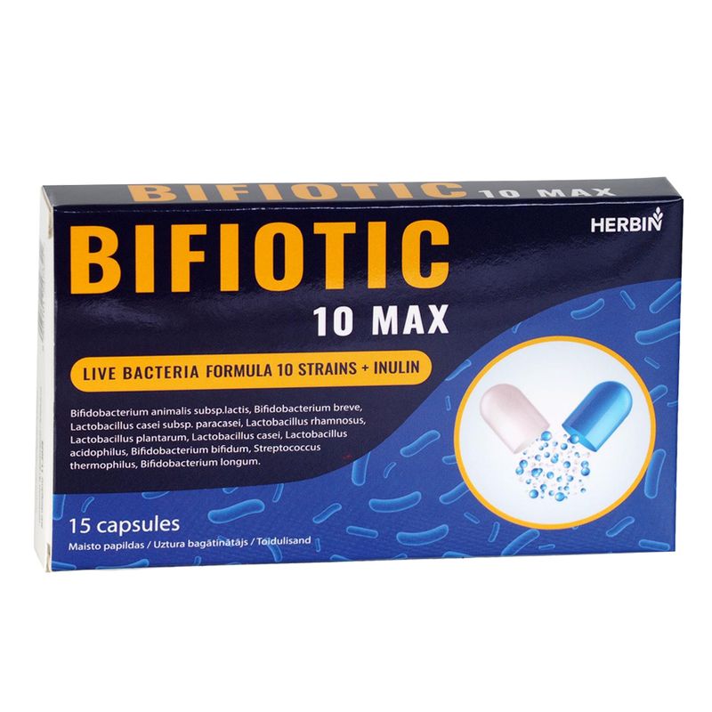 BIFIOTIC 10 MAX, cap., N15