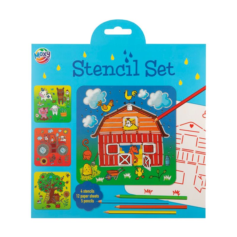 Zīmēšanas komplekts ar 5 zīmuļiem, 12 lapas