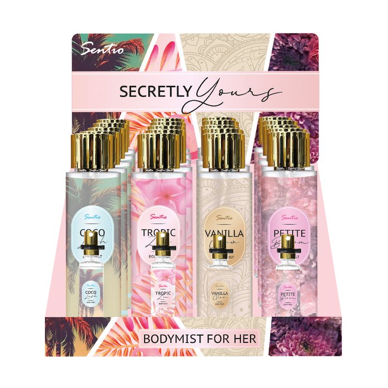 Sentio ķermeņa sprejs VANNILA Glow 250 ml