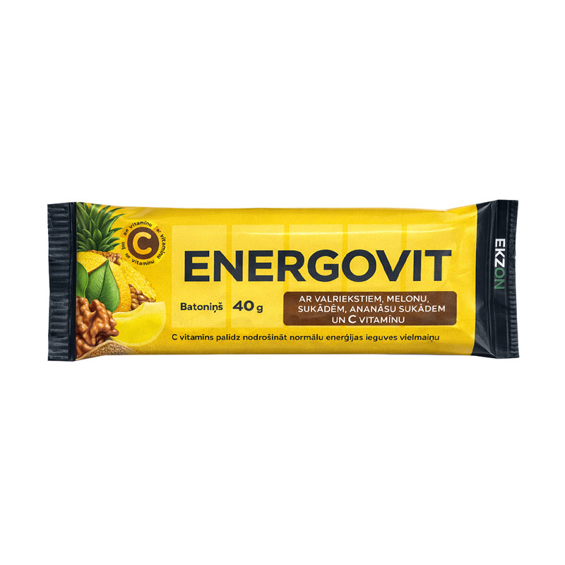 Batoniņš ENERGOVIT, 40 g, dažādas garšas