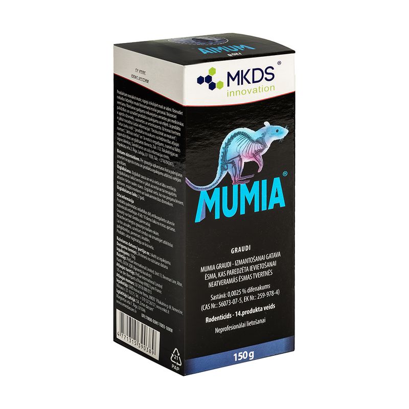Lietošanai gatava ēsma - graudi Mumia, MKDS innovation, 150 g