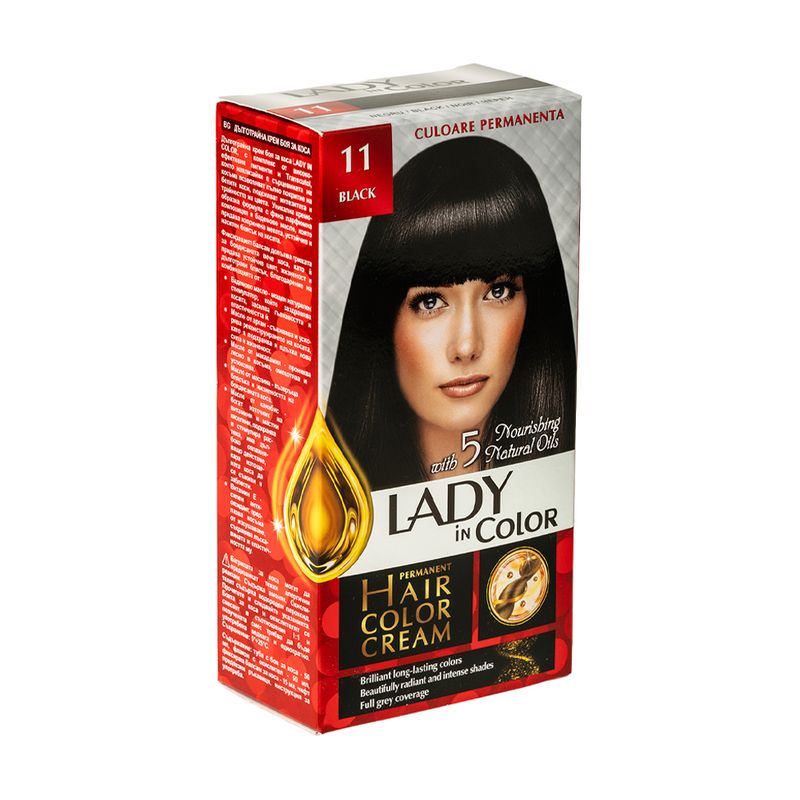 Matu krēmkrāsa, Lady in Color, dažādi veidi