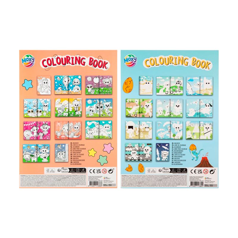 Krāsojamā grāmata "Kustīgas acis" 20 lpp.