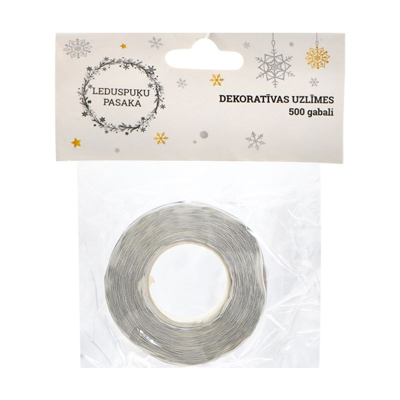 Ziemassvētku uzlīmes, 2.7x5.5 cm