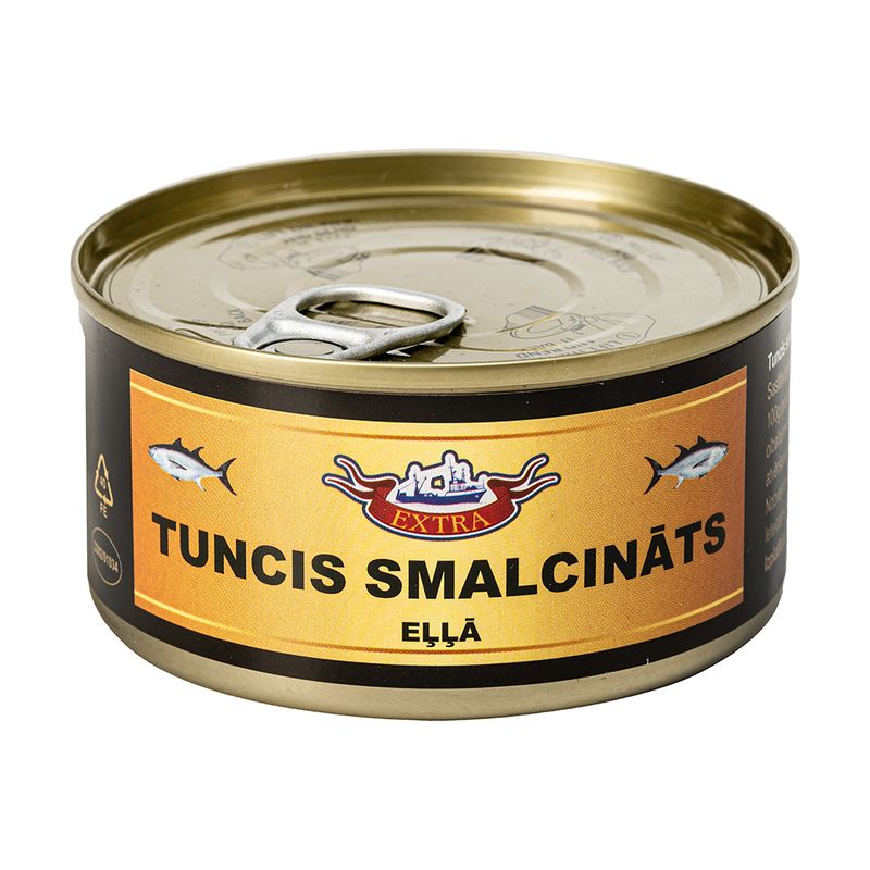 Tuncis smalcināts eļļā, 185 g