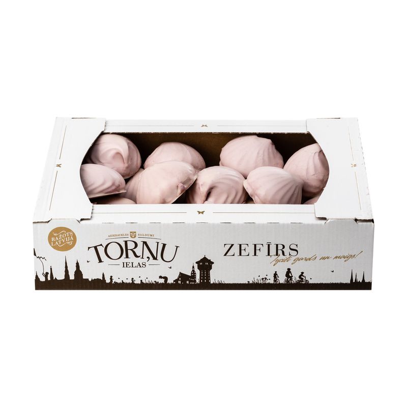 Glazētais zefīrs ar melleņu garšu, 700 g
