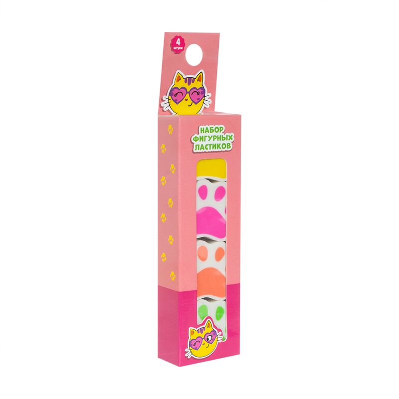 Dzēšgumijas komplekts, Kid's Fantasy, 4 gab., dažādi veidi