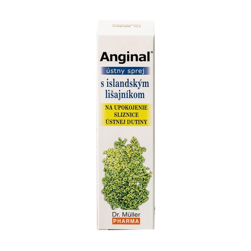 Sprejs kaklam Anginal, 30 ml